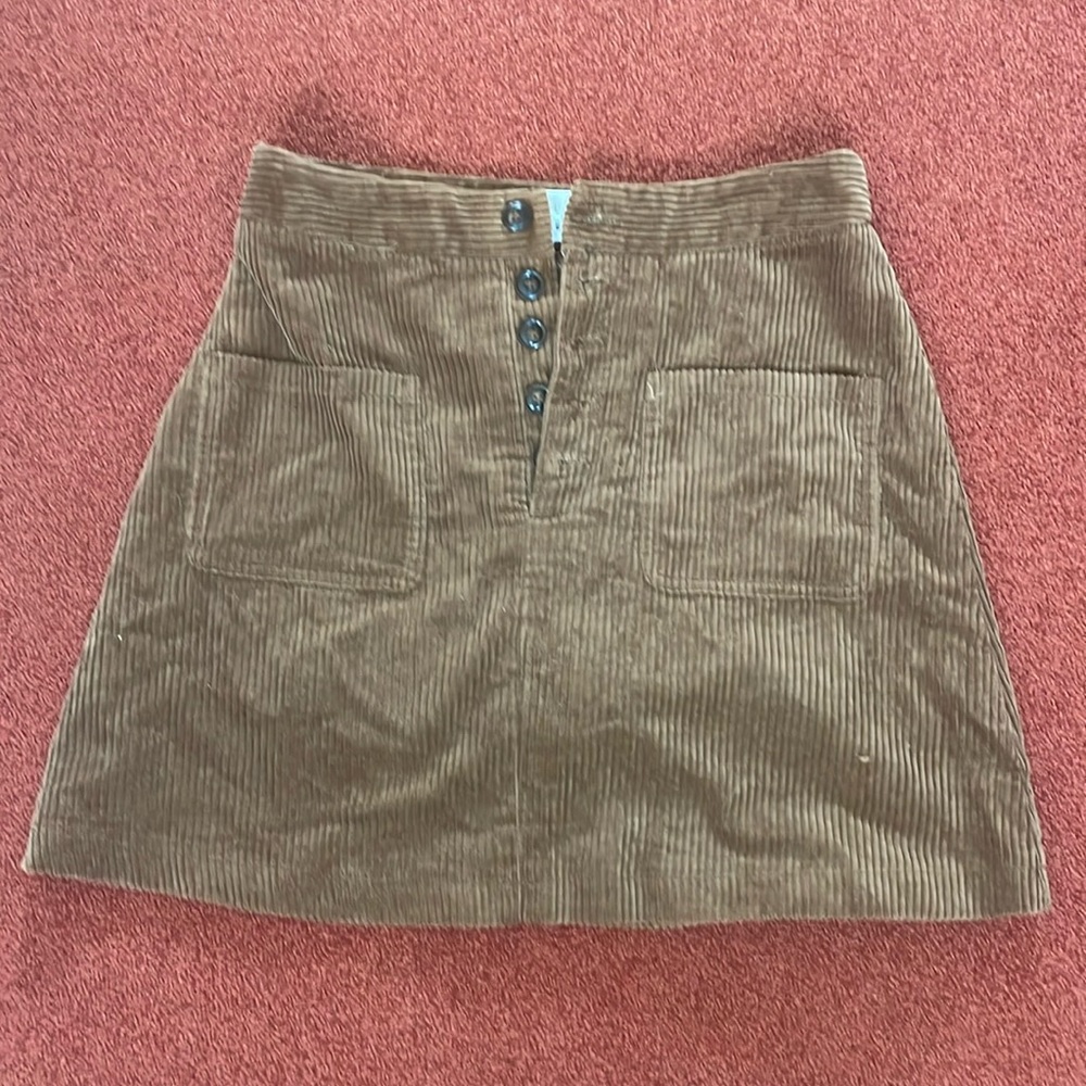 Lost + Wonder Brown Corduroy Mini Skit | Small | Good Condition